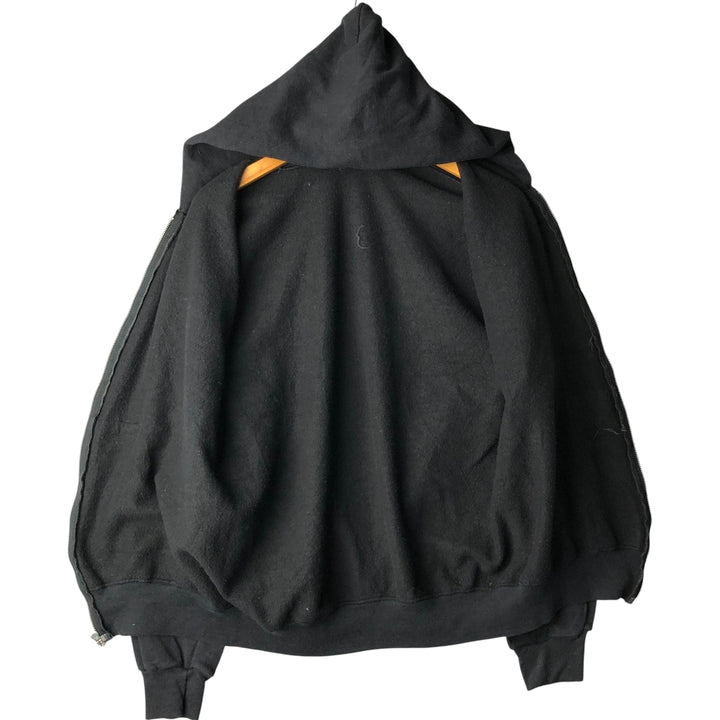 Vintage 1980'S Lee full-zip sweatshirt hoodie, made in the USA, size L. cotton white type Vintage Second Hand