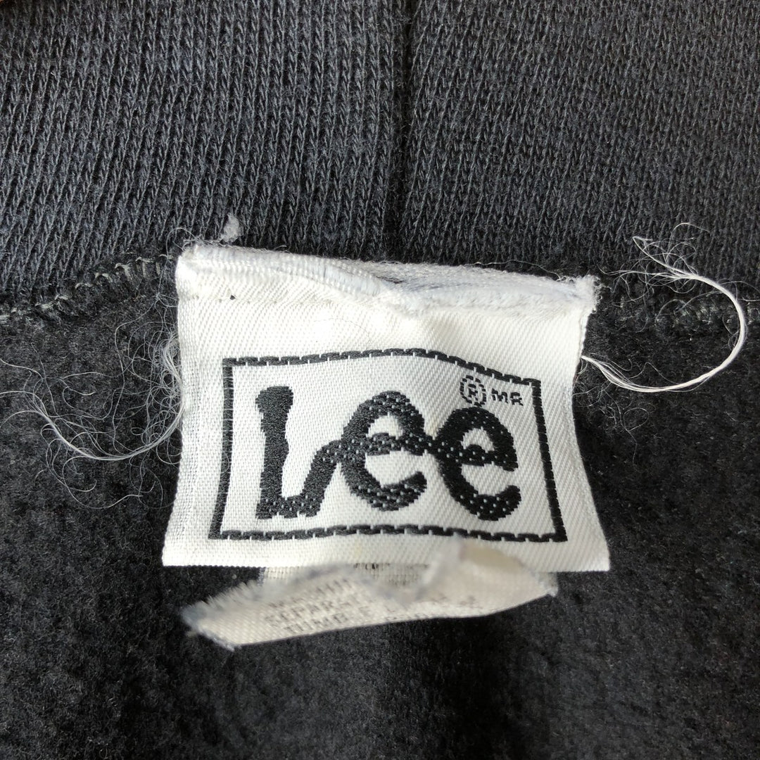 Vintage 1980'S Lee full-zip sweatshirt hoodie, made in the USA, size L. cotton white type Vintage Second Hand