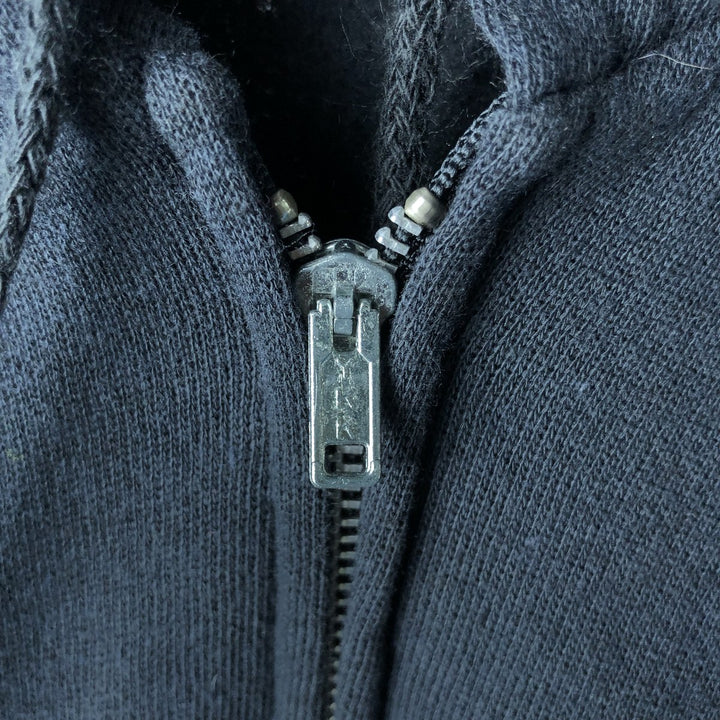 Vintage 1980'S Lee full-zip sweatshirt hoodie, made in the USA, size L. cotton white type Vintage Second Hand