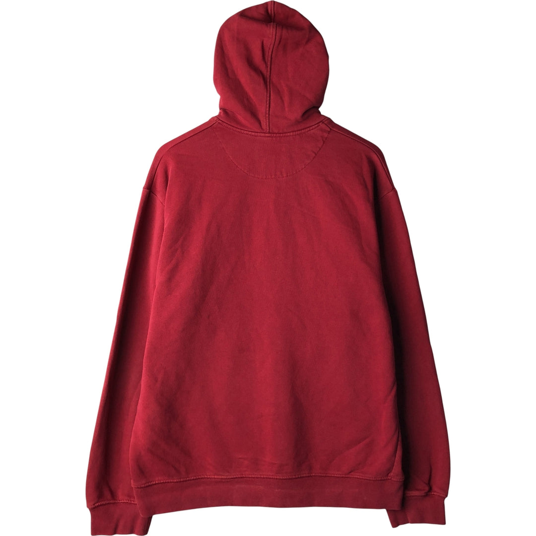 Nike Sweat Full Zip Hoodie Men's Size L cotton red type Vintage Second Hand