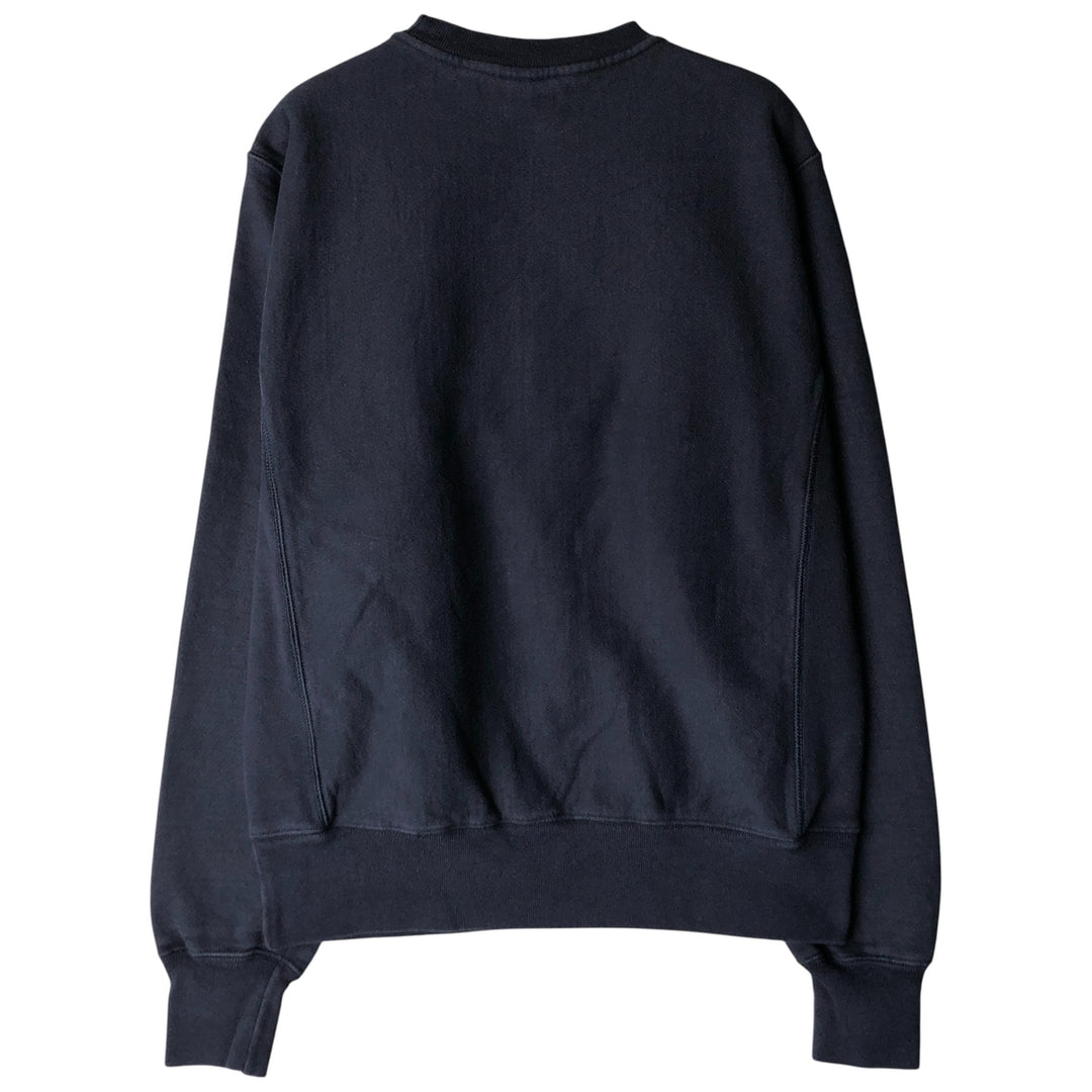 Champion REVERSE WEAVE Reverse Weave College Sweatshirt Trainer Men's M size unclear navy blue type Vintage Second Hand