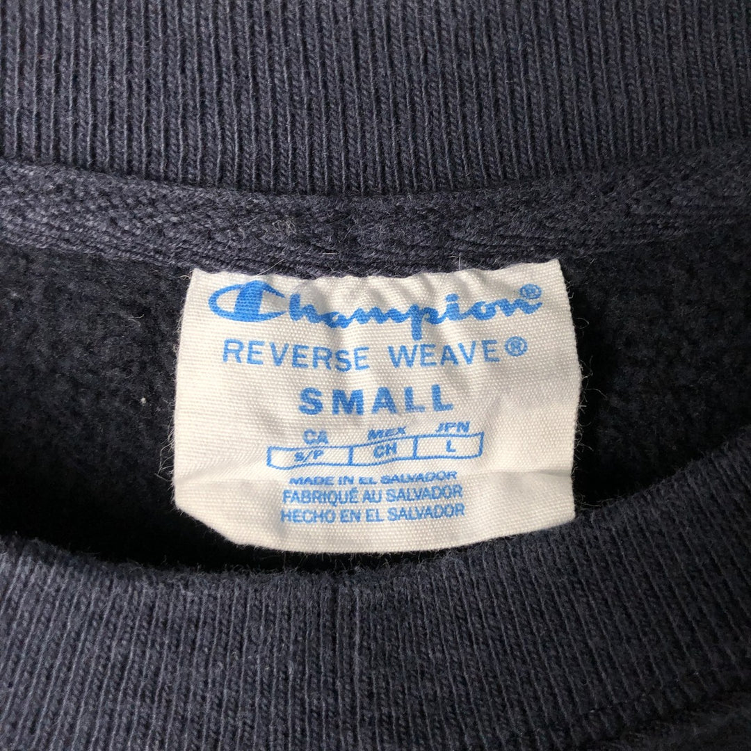 Champion REVERSE WEAVE Reverse Weave College Sweatshirt Trainer Men's M size unclear navy blue type Vintage Second Hand