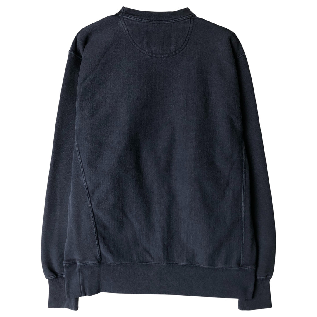 2000'S Champion Original Reverse Weave Print Sweatshirt, Men's Size Small cotton navy blue type Vintage Second Hand
