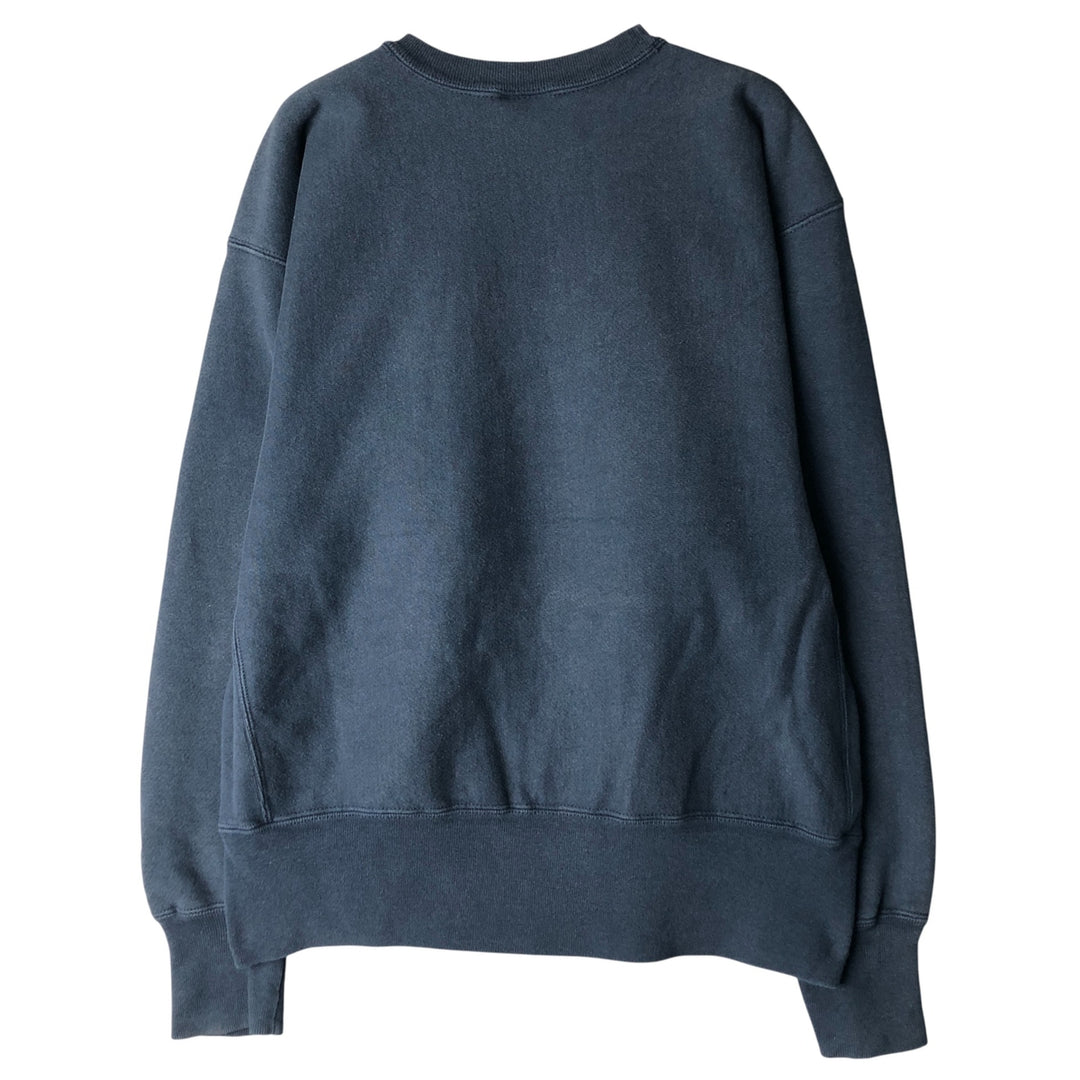 2000'S Champion Reverse Weave Reverse Weave Blank Sweatshirt, Men's Size L cotton navy blue type Vintage Second Hand