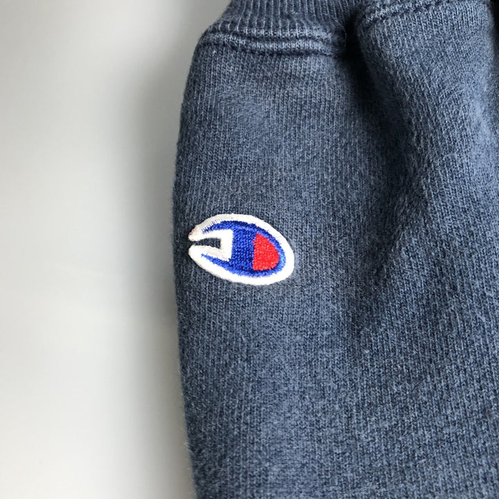 2000'S Champion Reverse Weave Reverse Weave Blank Sweatshirt, Men's Size L cotton navy blue type Vintage Second Hand