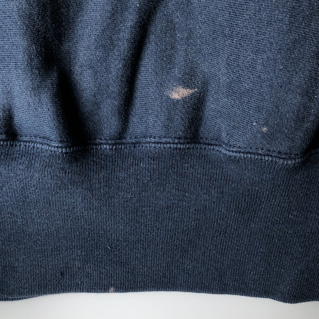 2000'S Champion Reverse Weave Reverse Weave Blank Sweatshirt, Men's Size L cotton navy blue type Vintage Second Hand