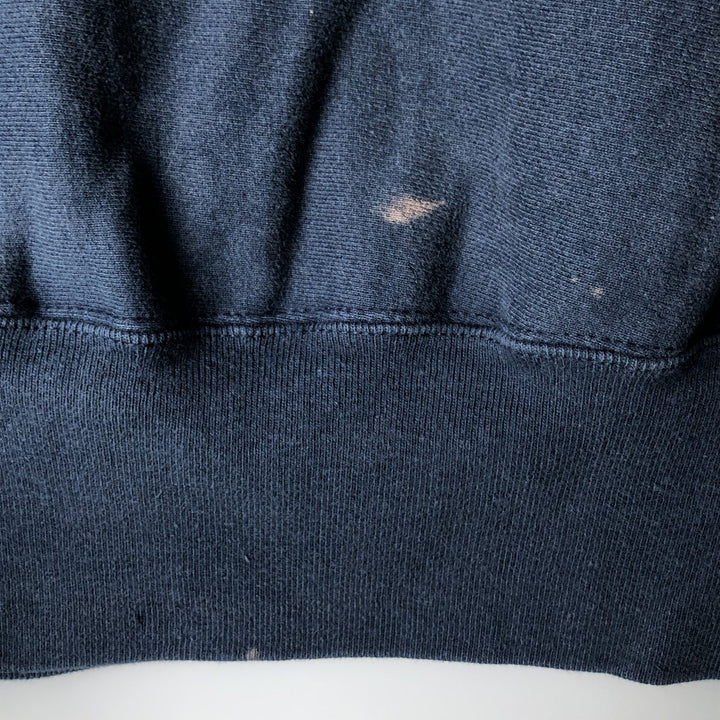 2000'S Champion Reverse Weave Reverse Weave Blank Sweatshirt, Men's Size L cotton navy blue type Vintage Second Hand