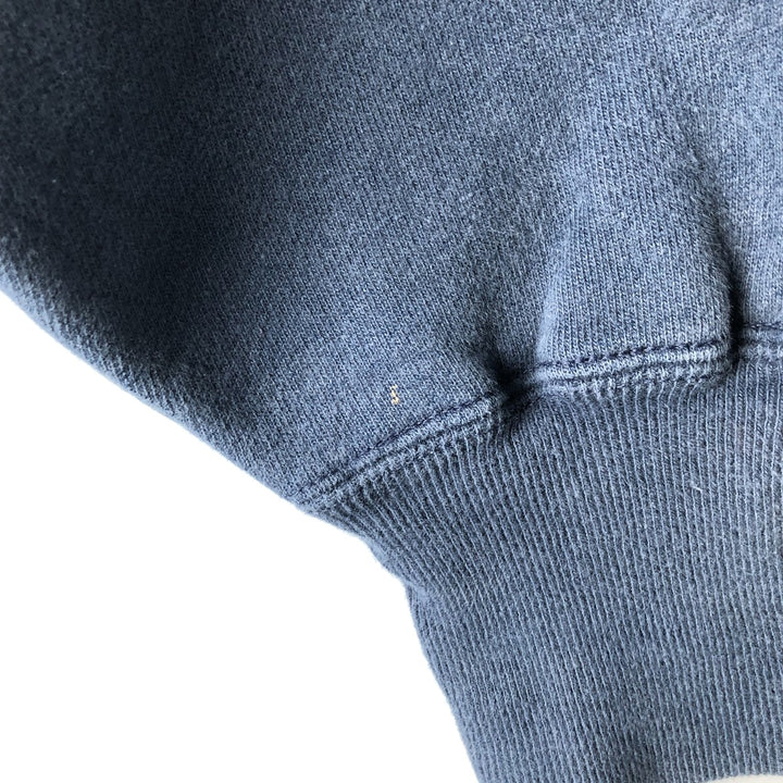 2000'S Champion Reverse Weave Reverse Weave Blank Sweatshirt, Men's Size L cotton navy blue type Vintage Second Hand