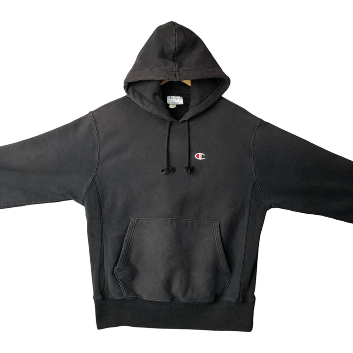 Champion REVERSE WEAVE Reverse Weave Sweat Pullover Hoodie Men's M cotton black type Vintage Second Hand