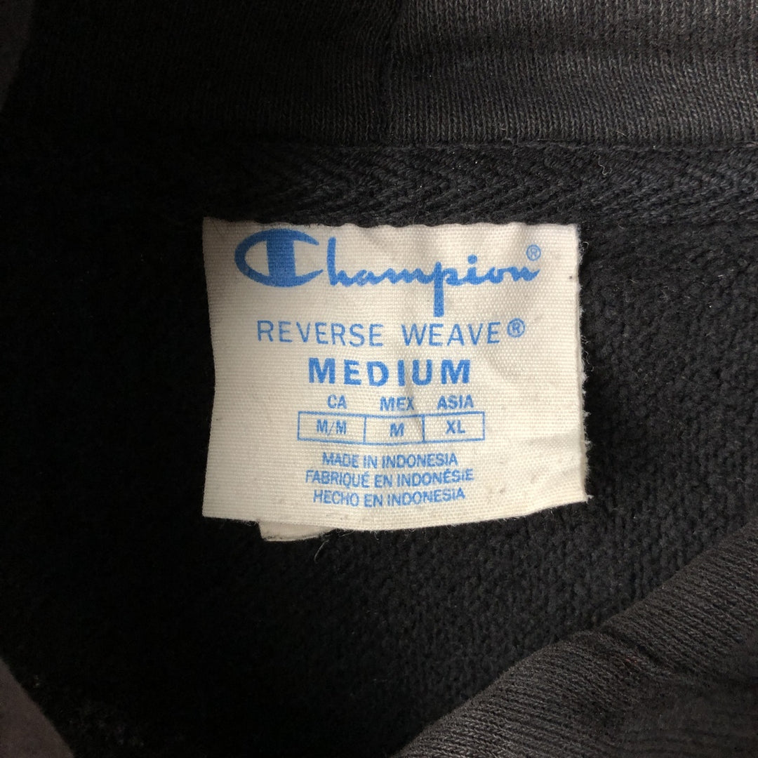 Champion REVERSE WEAVE Reverse Weave Sweat Pullover Hoodie Men's M cotton black type Vintage Second Hand