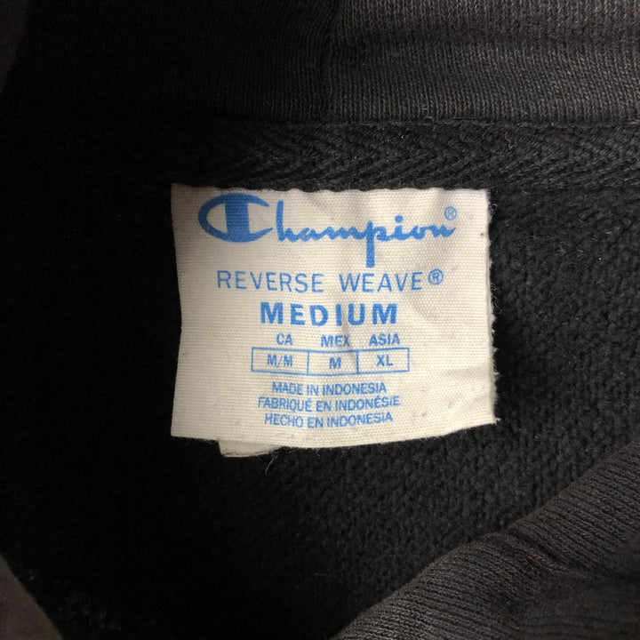 Champion REVERSE WEAVE Reverse Weave Sweat Pullover Hoodie Men's M cotton black type Vintage Second Hand