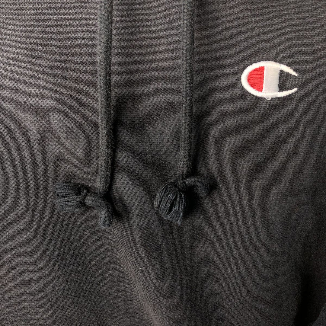 Champion REVERSE WEAVE Reverse Weave Sweat Pullover Hoodie Men's M cotton black type Vintage Second Hand
