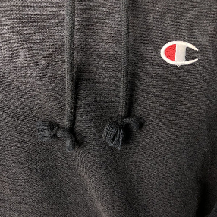 Champion REVERSE WEAVE Reverse Weave Sweat Pullover Hoodie Men's M cotton black type Vintage Second Hand