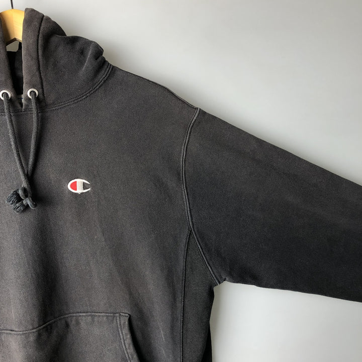 Champion REVERSE WEAVE Reverse Weave Sweat Pullover Hoodie Men's M cotton black type Vintage Second Hand