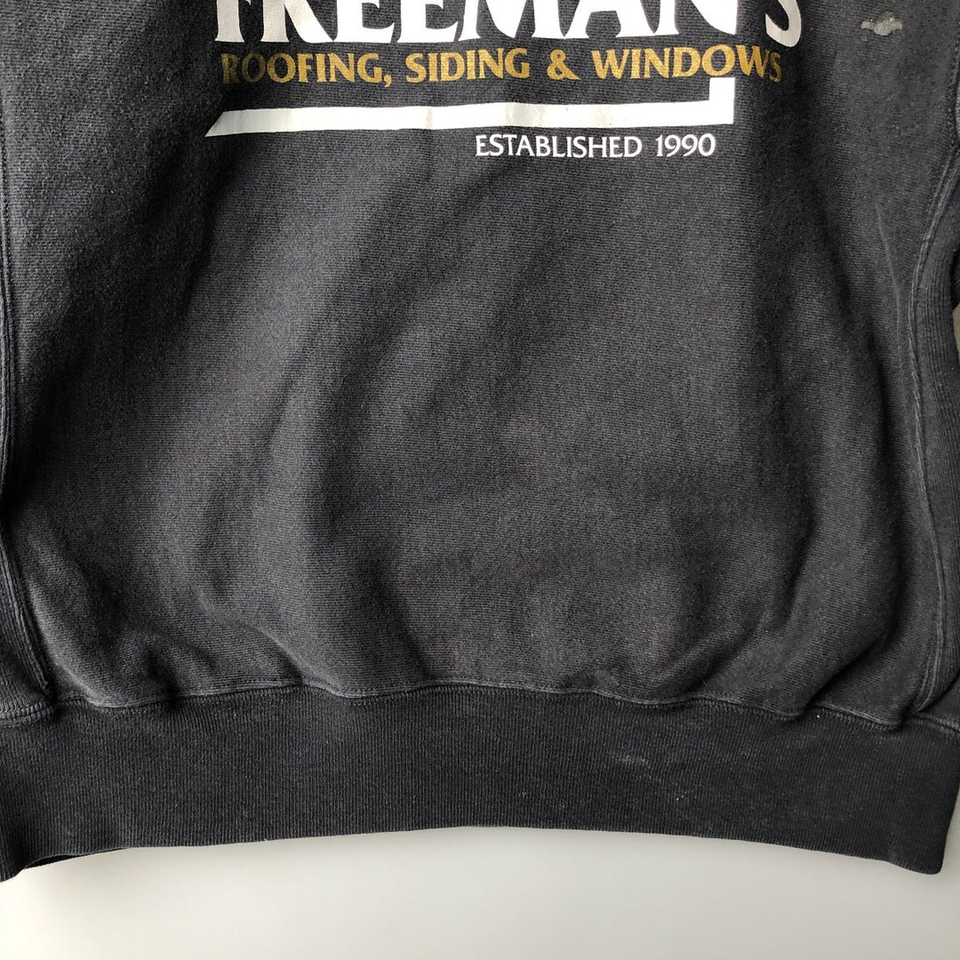2000'S Champion PREMIUM REVERSE WEAVE Premium Reverse Weave Sweatshirt Pullover Hoodie, Men's Size L unclear black type Vintage Second Hand