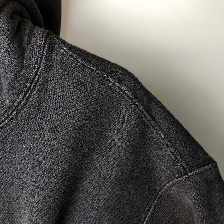 2000'S Champion PREMIUM REVERSE WEAVE Premium Reverse Weave Sweatshirt Pullover Hoodie, Men's Size L unclear black type Vintage Second Hand