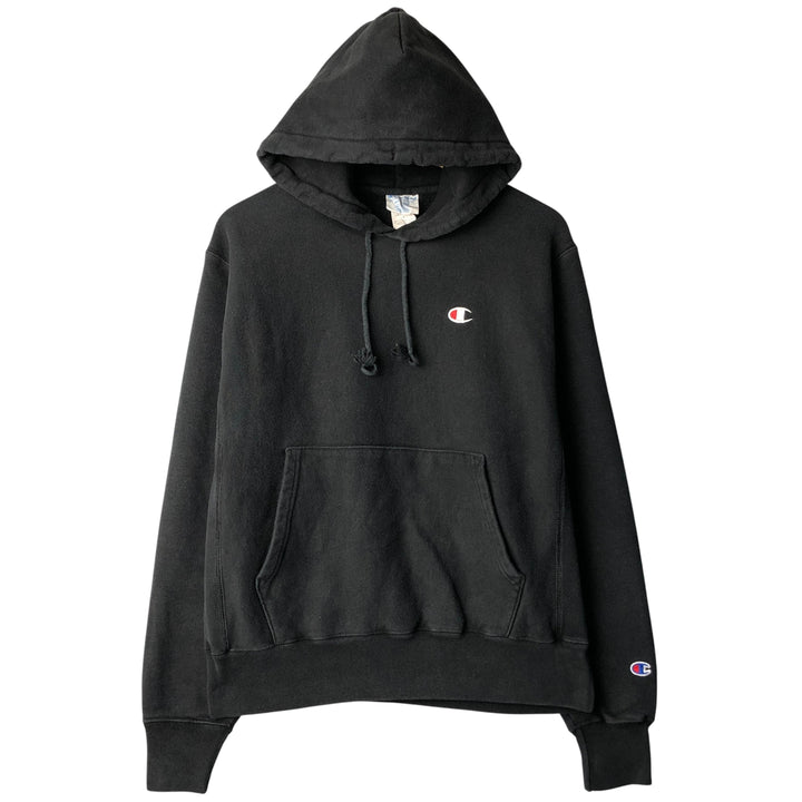 Champion REVERSE WEAVE Reverse Weave Sweat Pullover Hoodie Men's M cotton black type Vintage Second Hand