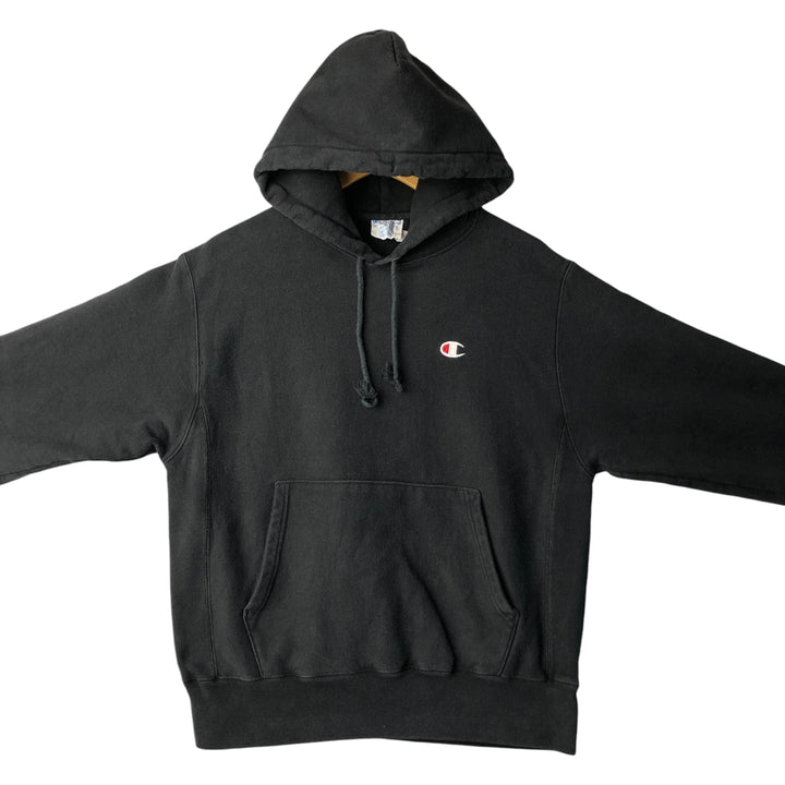 Champion REVERSE WEAVE Reverse Weave Sweat Pullover Hoodie Men's M cotton black type Vintage Second Hand