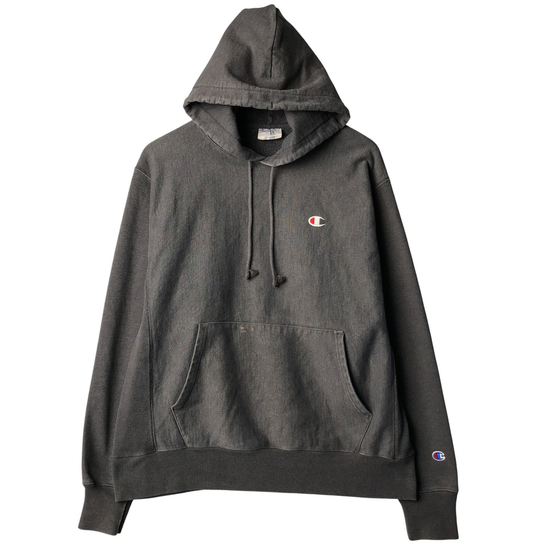 Champion REVERSE WEAVE Reverse Weave Sweat Pullover Hoodie Men's L size cotton gray type Vintage Second Hand