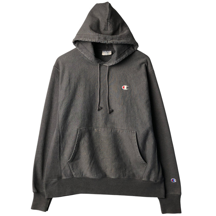 Champion REVERSE WEAVE Reverse Weave Sweat Pullover Hoodie Men's L size cotton gray type Vintage Second Hand