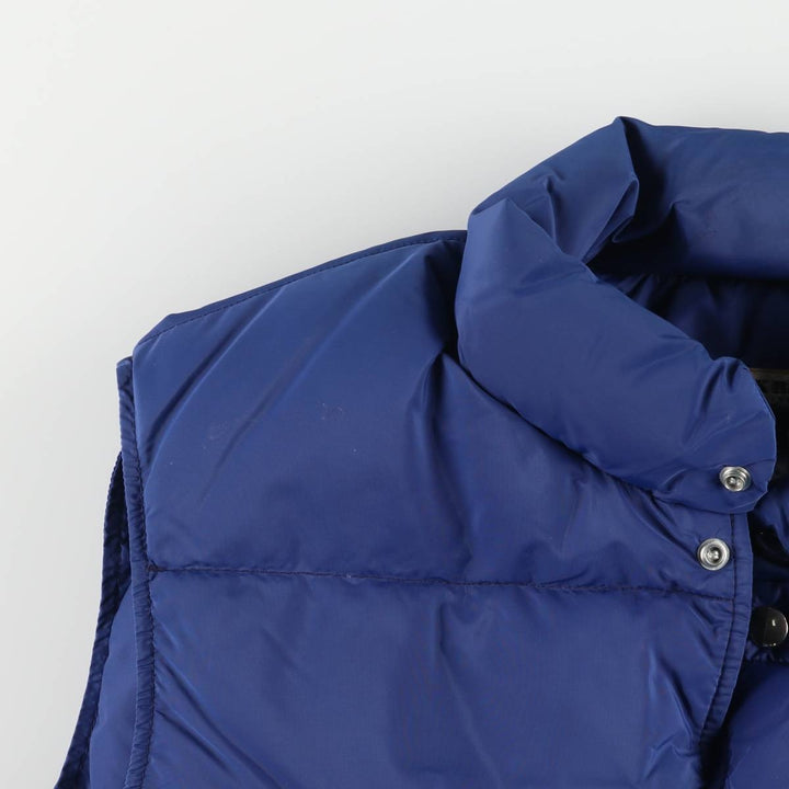 BLACK BEAR Down Vest, Made in USA, Men's XL Nylon blue type Vintage Second Hand