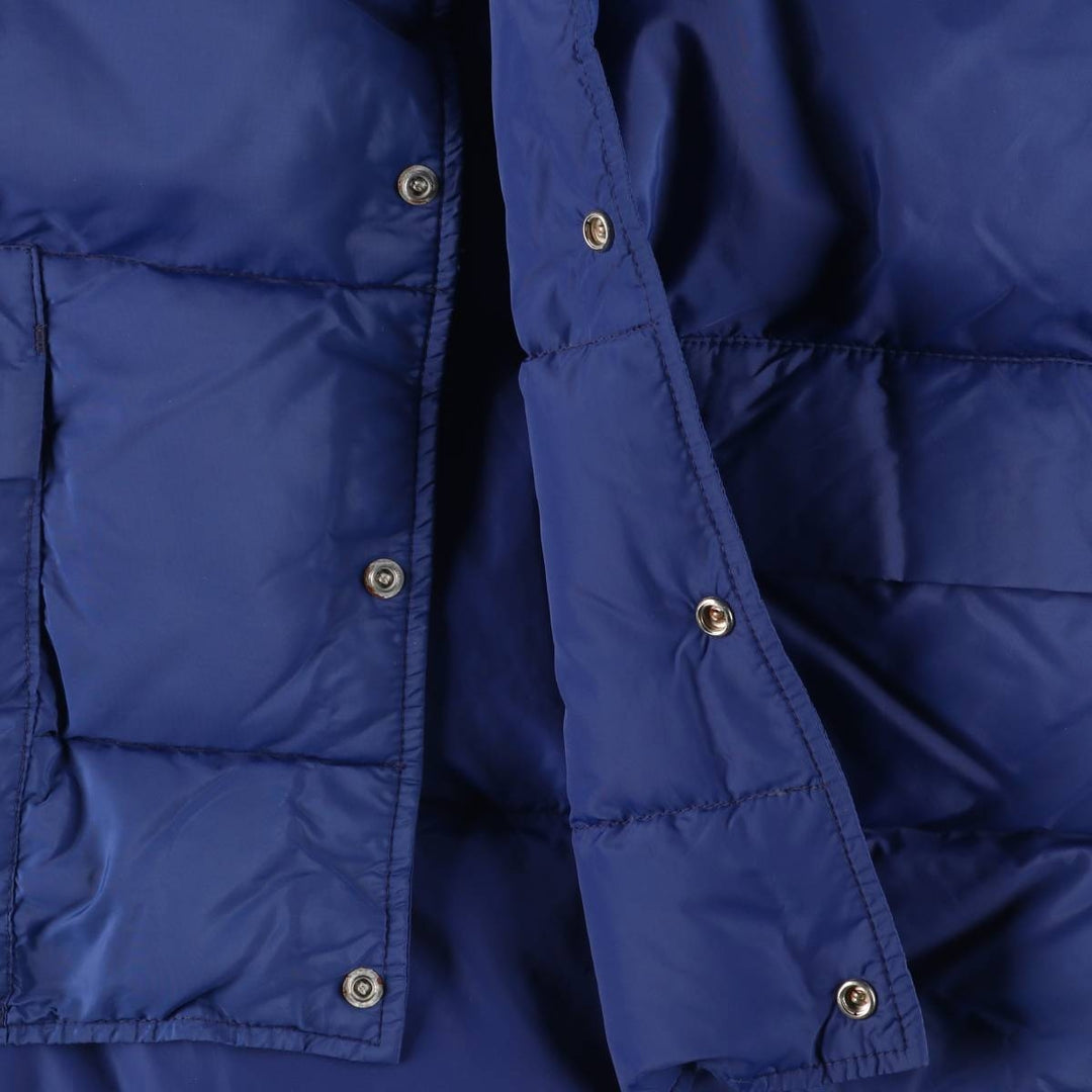 BLACK BEAR Down Vest, Made in USA, Men's XL Nylon blue type Vintage Second Hand