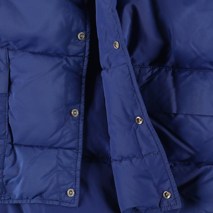 BLACK BEAR Down Vest, Made in USA, Men's XL Nylon blue type Vintage Second Hand