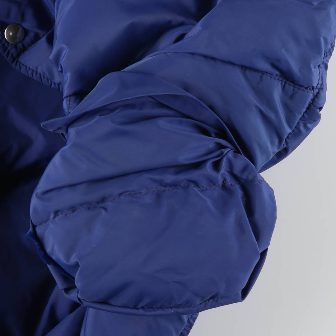 BLACK BEAR Down Vest, Made in USA, Men's XL Nylon blue type Vintage Second Hand