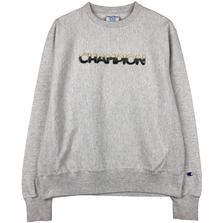 Champion REVERSE WEAVE Reverse Weave Logo Sweatshirt, Men's Size M cotton gray type Vintage Second Hand