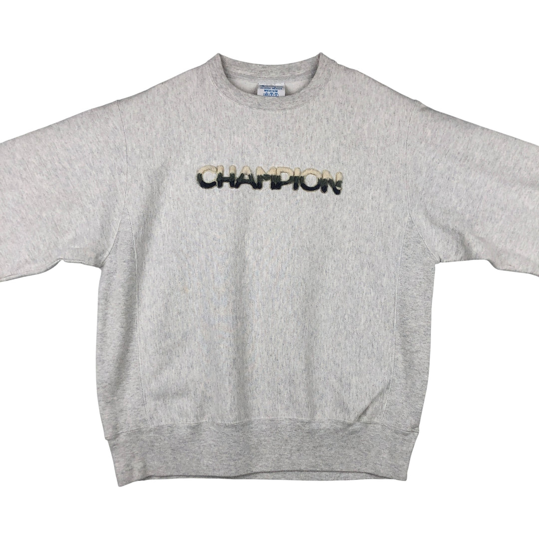 Champion REVERSE WEAVE Reverse Weave Logo Sweatshirt, Men's Size M cotton gray type Vintage Second Hand