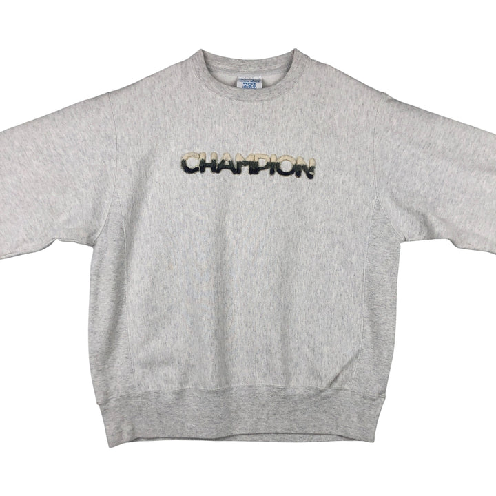 Champion REVERSE WEAVE Reverse Weave Logo Sweatshirt, Men's Size M cotton gray type Vintage Second Hand