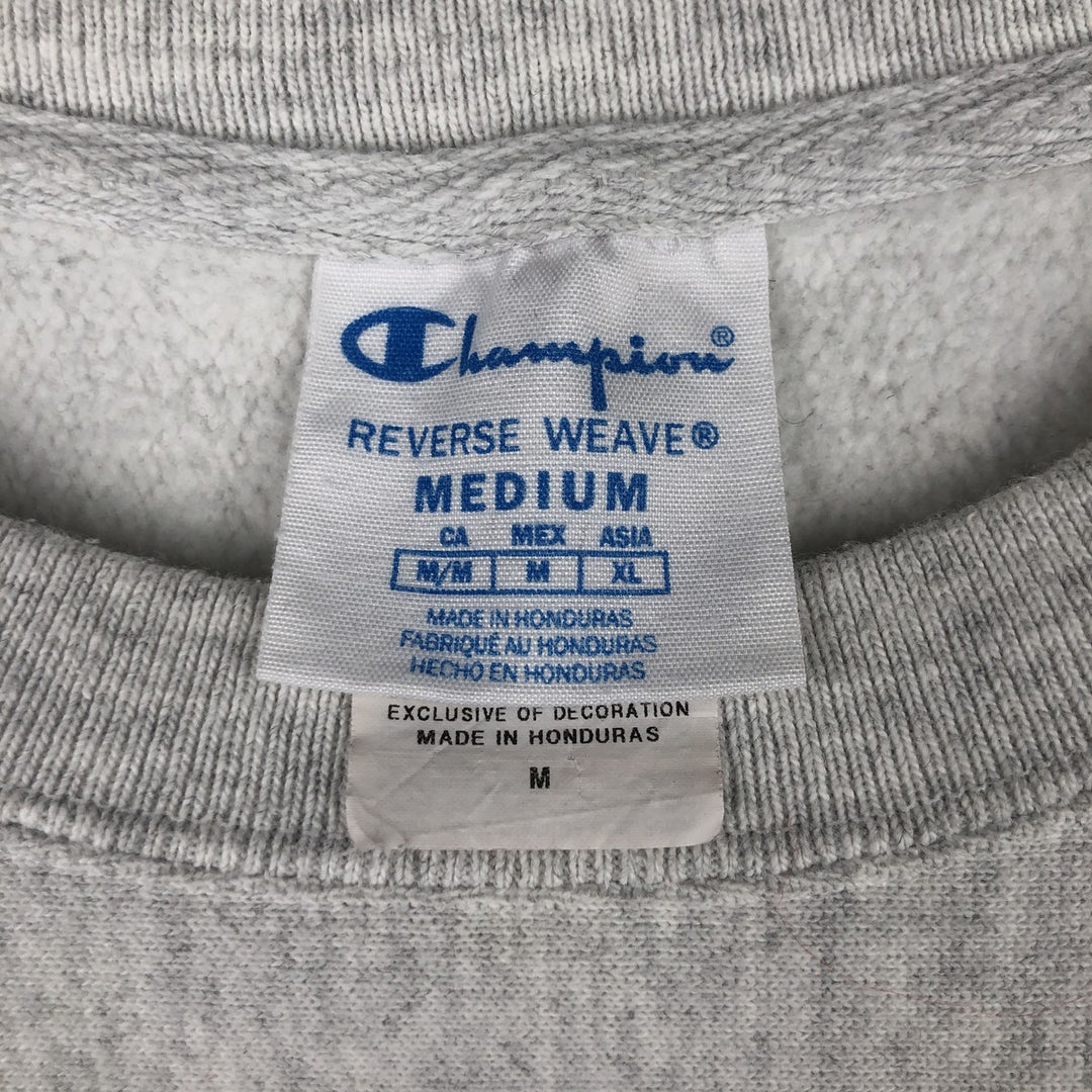 Champion REVERSE WEAVE Reverse Weave Logo Sweatshirt, Men's Size M cotton gray type Vintage Second Hand