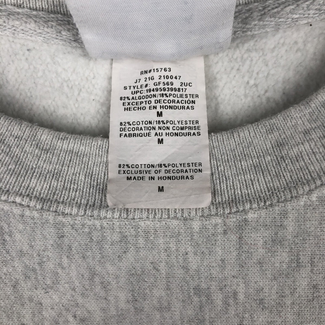 Champion REVERSE WEAVE Reverse Weave Logo Sweatshirt, Men's Size M cotton gray type Vintage Second Hand