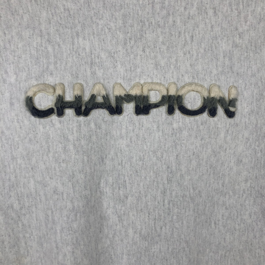 Champion REVERSE WEAVE Reverse Weave Logo Sweatshirt, Men's Size M cotton gray type Vintage Second Hand
