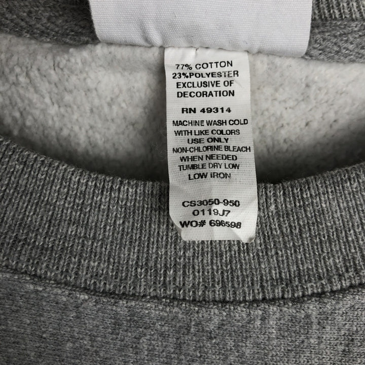 Champion Reverse Weave Logo Sweatshirt, Men's Size Small cotton gray type Vintage Second Hand