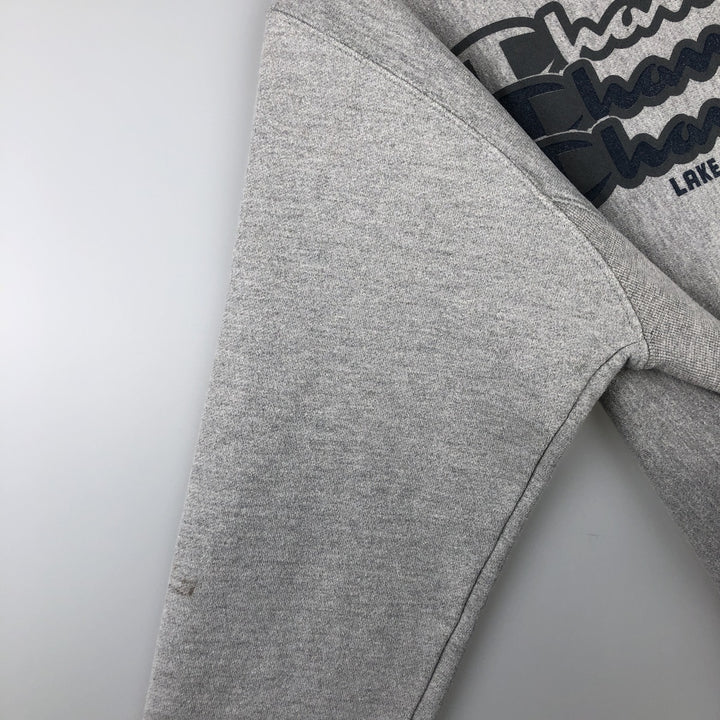 Champion Reverse Weave Logo Sweatshirt, Men's Size Small cotton gray type Vintage Second Hand