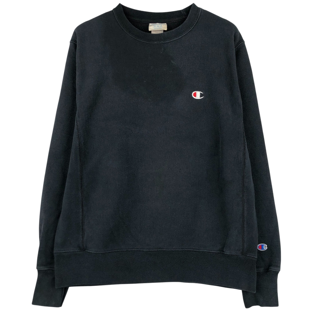 Champion REVERSE WEAVE Reverse Weave One Point Logo Sweatshirt Trainer Men's M cotton black type Vintage Second Hand