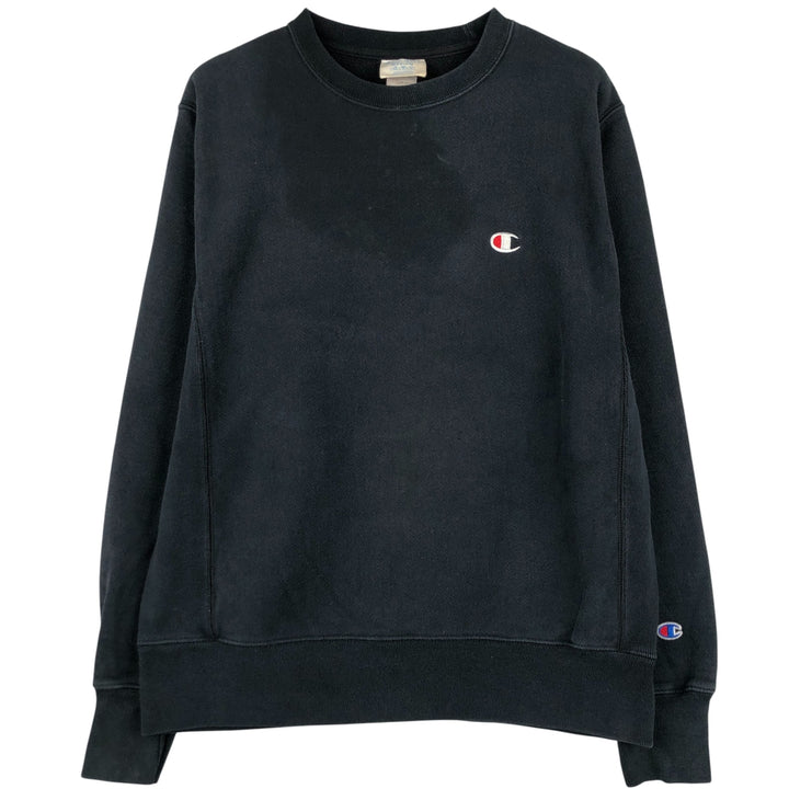 Champion REVERSE WEAVE Reverse Weave One Point Logo Sweatshirt Trainer Men's M cotton black type Vintage Second Hand
