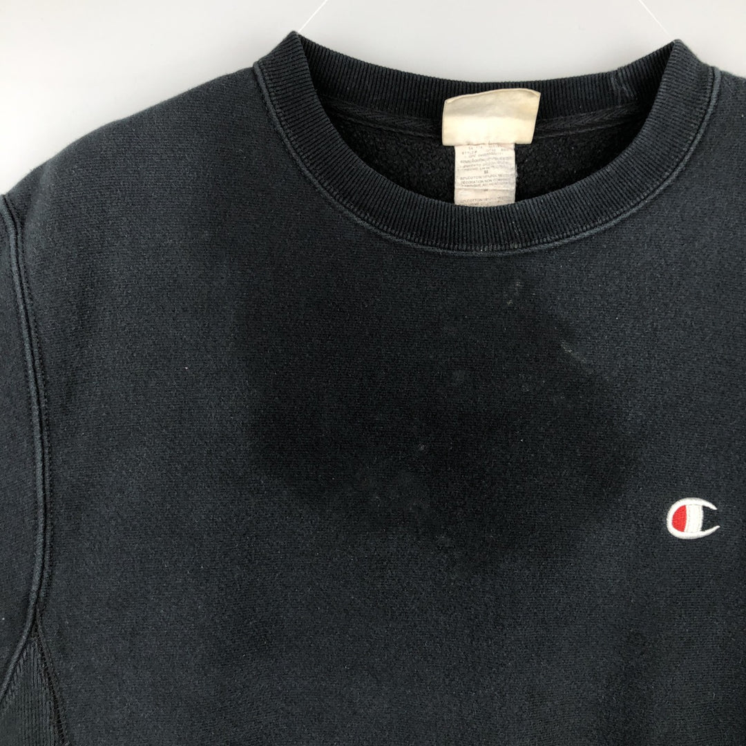 Champion REVERSE WEAVE Reverse Weave One Point Logo Sweatshirt Trainer Men's M cotton black type Vintage Second Hand