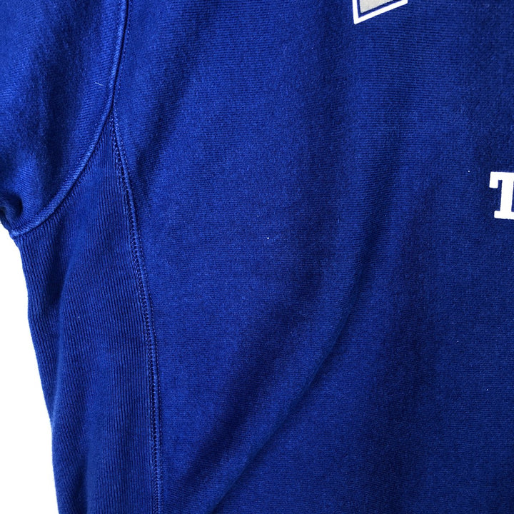 Champion REVERSE WEAVE Reverse Weave Printed Sweatshirt Trainer Men's XL cotton blue type Vintage Second Hand