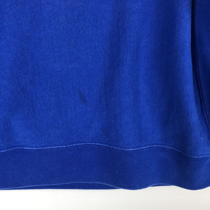 Champion REVERSE WEAVE Reverse Weave Printed Sweatshirt Trainer Men's XL cotton blue type Vintage Second Hand
