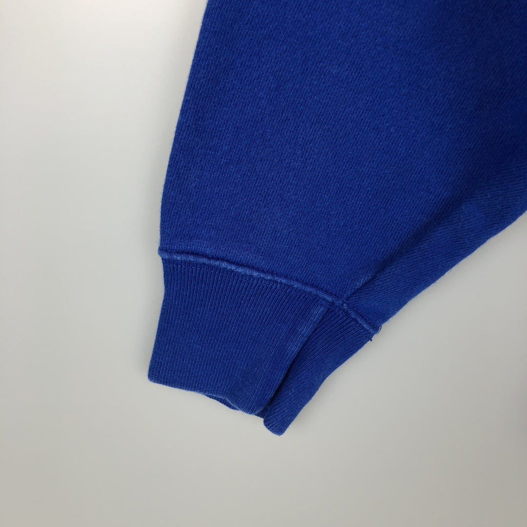 Champion REVERSE WEAVE Reverse Weave Printed Sweatshirt Trainer Men's XL cotton blue type Vintage Second Hand