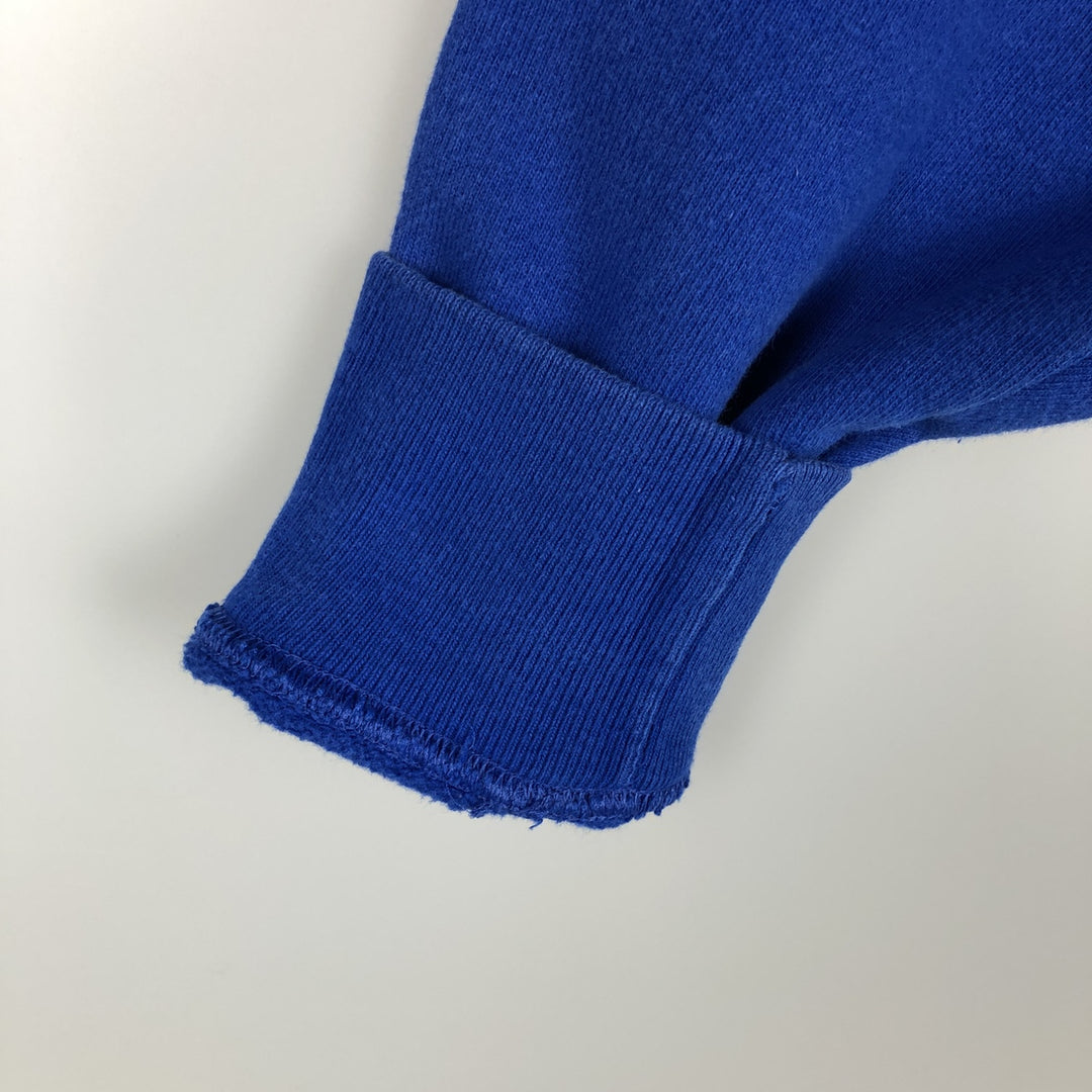 Champion REVERSE WEAVE Reverse Weave Printed Sweatshirt Trainer Men's XL cotton blue type Vintage Second Hand