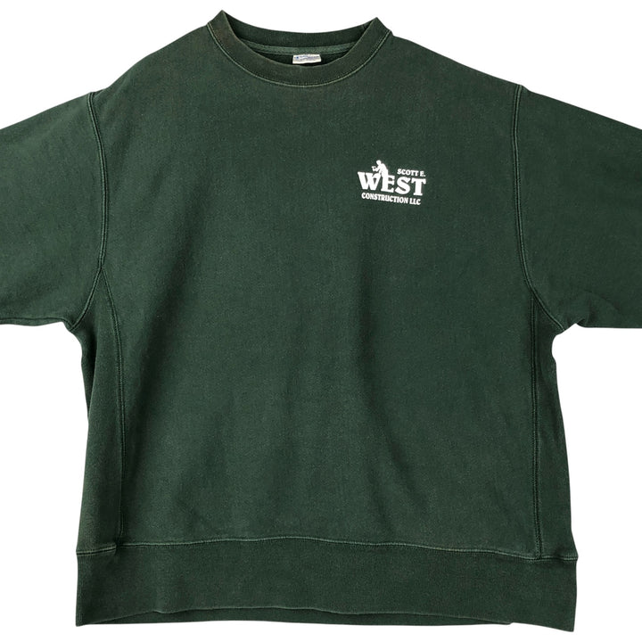 Champion REVERSE WEAVE Advertising Sweatshirt, Men's XL unclear Green type dark green Vintage Second Hand