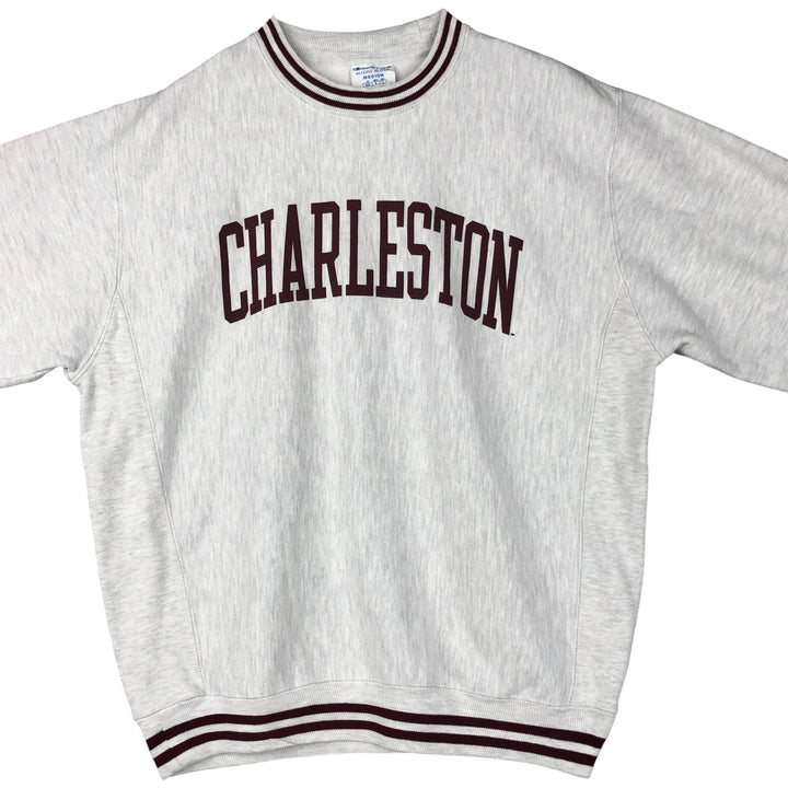 Champion REVERSE WEAVE Reverse Weave College Sweatshirt Trainer Men's M size cotton gray type Vintage Second Hand