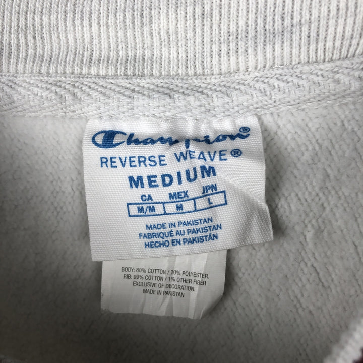 Champion REVERSE WEAVE Reverse Weave College Sweatshirt Trainer Men's M size cotton gray type Vintage Second Hand