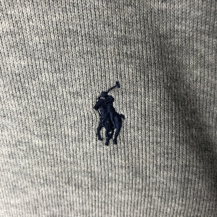 Ralph Lauren POLO RALPH LAUREN Half-zip sweatshirt, sweatshirt, men's size L cotton gray type Vintage Second Hand