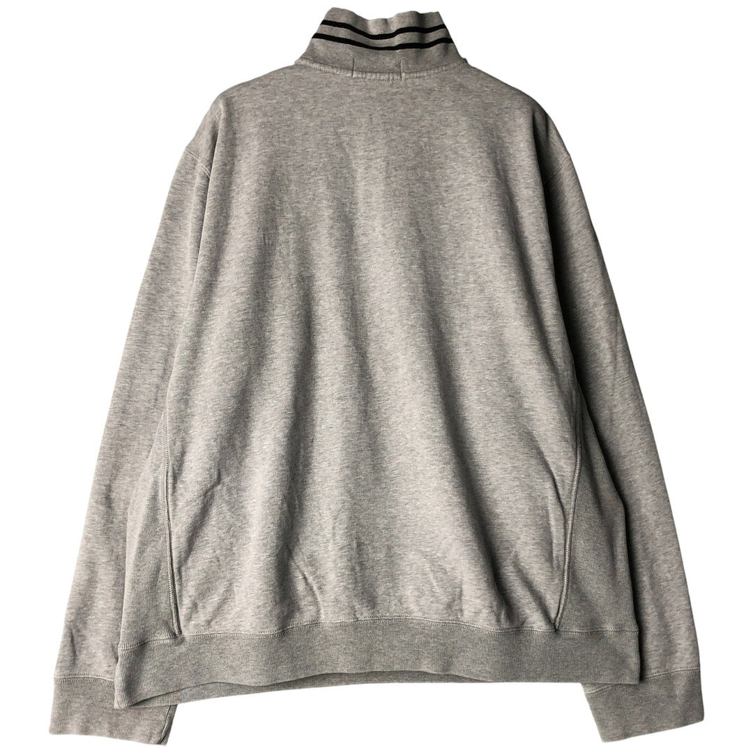 Ralph Lauren POLO by Ralph Lauren Half-Zip Sweatshirt, Men's XL cotton gray type Vintage Second Hand