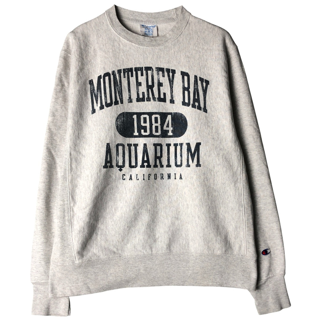 Champion REVERSE WEAVE Reverse Weave College Sweatshirt Trainer Men's M size cotton gray type Vintage Second Hand