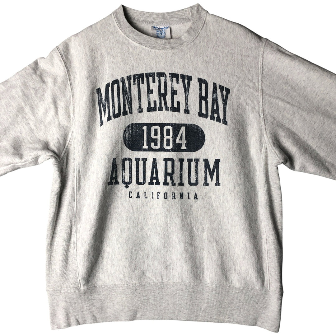 Champion REVERSE WEAVE Reverse Weave College Sweatshirt Trainer Men's M size cotton gray type Vintage Second Hand